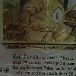 Pokemon TCG: Meowth Black Star Promo #10 - Sealed - Mint 1999-2000 - Image 5
