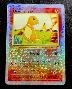Charmander 70/110 Reverse Holo Pokemon TCG Legendary Collection 2002 - Image 1