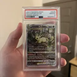 PSA 10 🟢 Pokemon Crown Zenith Galarian Gallery Leafeon VSTAR GG35/GG70 GEM MT - Image 3