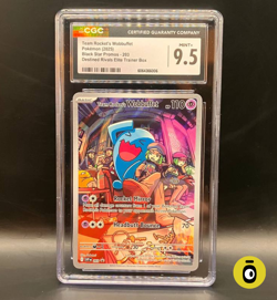 POKEMON - TEAM ROCKET'S WOBBUFFET PROMO SVP 203 - Destined Rivals - ENG -CGC 9.5 - Image 1