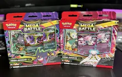 Pokemon Mega Battle Deck Set of 2 (1 of each) Gengar/Diancie ex English IN HAND - Image 1