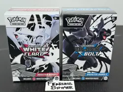 Pokemon TCG Scarlet & Violet Black Bolt White Flare Booster Bundle Set (2 Boxes) - Image 1
