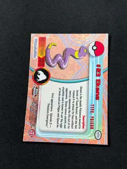 Pokemon Ekans #23 Topps Chrome Base Holo Copy 2 NM - Image 3