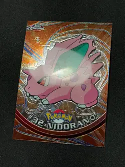 Pokemon Nidoran M #32 Topps Chrome Base Holo Copy 2 NM - Image 2