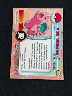 Pokemon Nidoran M #32 Topps Chrome Base Holo Copy 2 NM - Image 3