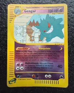 Pokemon Card-Gengar-Skyridge-10/144-HoloReverse-ENG-Played - Image 1