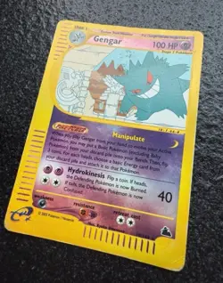 Pokemon Card-Gengar-Skyridge-10/144-HoloReverse-ENG-Played - Image 3
