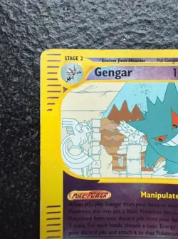 Pokemon Card-Gengar-Skyridge-10/144-HoloReverse-ENG-Played - Image 4