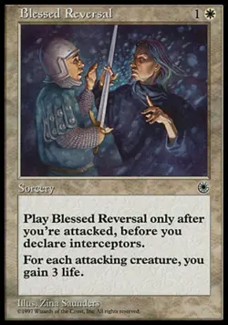 Blessed Reversal - Light Play MTG Portal - Image 1