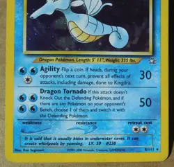 Kingdra 8/111 Rare Holo Neo Genesis Pokemon Card MP - Image 2