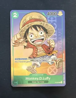 Monkey D Luffy P-037 1st Anniversary Tournament Promo One Piece Card English - Image 1