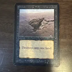 Sinkhole - Beta Edition 1993 - MTG card [NM] - Image 1