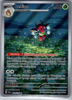 Ledian 144/142 SV07: Stellar Crown - Pokemon Card - NM - Image 1