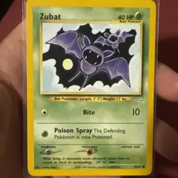 1995-2000 POKEMON TCG ZUBAT #59-64 NEO-REVELATION COMMON TRADING CARD TC - Image 1