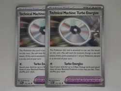 2x Technical Machine: Turbo Energize 179/182 Paradox Rift Regular Pokemon Card - Image 1