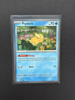 Pokemon TCG Psyduck Me:01 Black Star Promo Card Near Mint - Image 1