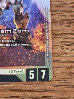 Gundam Card Game Wing Gundam Zero GD01-024 LR Legend Rare New Type Rising Set - Image 5