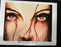 Blood Of The Martyr Mtg Art Print From The Family Of Christopher Rush - Image 1
