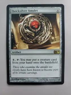 MTG Quicksilver Amulet Magic 2012 214/249 Regular Rare - Image 1