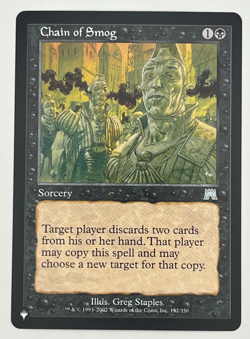 MTG Chain of Smog #132 The List Reprints Magic The Gathering (pack fresh) - Image 1