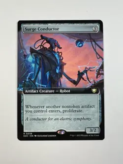 Surge Conductor #39 Extended Art Rare Non-Foil MTG Edge of Eternities - Image 1