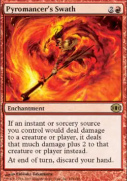 MTG - Pyromancer's Swath - Foil - Future Sight - NM, English Magic FLAT RATE SHI - Image 1