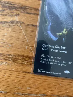 Godless Shrine (Borderless) (Galaxy Foil) #375 NM Edge of Eternities Magic MTG - Image 4