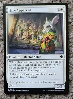 MTG Hare Apparent #15 - Foundations FDN Near Mint Magic the Gathering - Image 1
