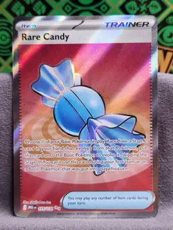 Rare Candy Full Art Ultra Rare 175/132 Pokemon Mega Evolution English - Image 1