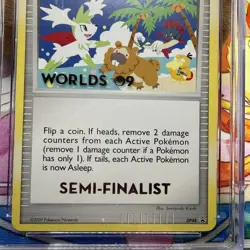 CGC 8 SEMI-FINALIST Tropical Wind DP48 Pokemon World Championship 2009 NM/MINT - Image 5
