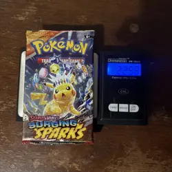 (VERY HEAVY) 22.58 Pokemon TCG Surging Sparks Booster Pack (SEALED)✅ ! - Image 1