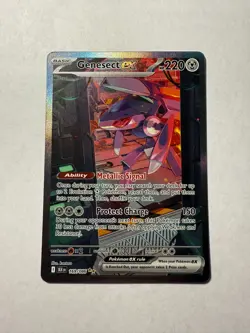 Pokemon Genesect ex 169/086 Black Bolt 2024 Ultra Rare Holo Card - Image 1