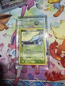 Pokemon TCG Wooper Delta Species EX Dragon Frontiers Card 71/101 TAG 8.5 - Image 1