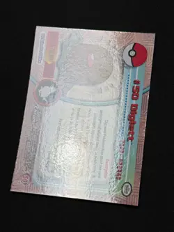Pokemon DIglett #50 Topps Chrome Base Holo Copy 2 NM - Image 4