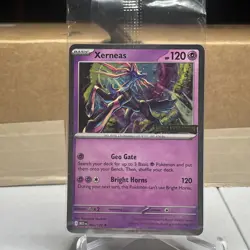Pokemon TCG Mega Evolutions Xerneas Best Buy Exclusive Stamped Promo SEALED - Image 1