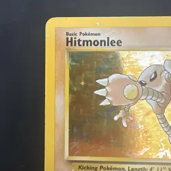 Pokemon Vintage Holo Rare Hitmonlee 13/110 Legendary Collection WotC - Image 2