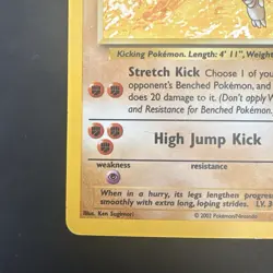Pokemon Vintage Holo Rare Hitmonlee 13/110 Legendary Collection WotC - Image 5
