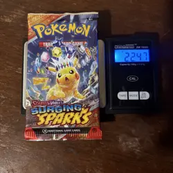 (VERY HEAVY) 22.47 Pokemon TCG Surging Sparks Booster Pack (SEALED)✅ - Image 1