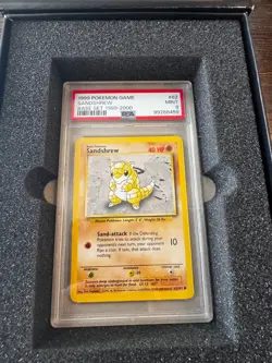 1999 POKEMON GAME #62 Sandshrew PSA 9 BASE SET - Fresh SLAB NEW ! - Image 2