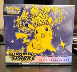 Surging Sparks Pokemon Center PC Elite Trainer Box ETB Factory Sealed - Image 1