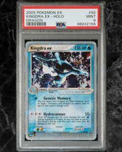 Pokemon Kingdra ex 92/97 PSA 9 EX Dragon Holo 2003 - Image 1