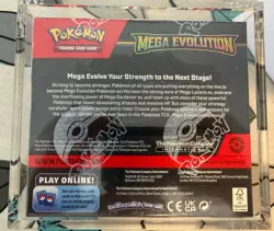Pokemon TCG: Mega Evolution Enhanced Booster Box New & Sealed & Acrylic Case! - Image 2
