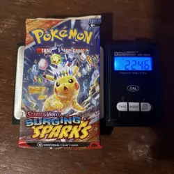 (VERY HEAVY) 22.46 Pokemon TCG Surging Sparks Booster Pack (SEALED)✅ - Image 1