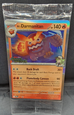 Pokemon Journey Together Sealed STAFF Promo Pack - Image 1