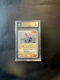 2006 Pokemon Ex Legend Maker Armaldo Ex #84 Holo Rare Bgs 8 - Image 1