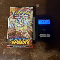(VERY HEAVY) 22.48 Pokemon TCG Surging Sparks Booster Pack (SEALED)✅ - Image 1