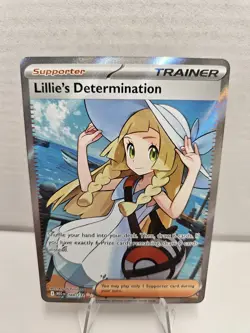 Pokemon Lillie's Determination 169/132 Mega Evolution Full Art Rare/Holo - Image 1
