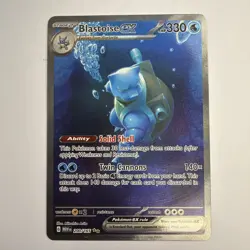 Pokemon TCG Blastoise EX Special Illustration Rare Scarlet Violet 151 200/165 - Image 1