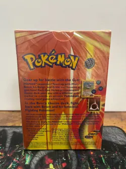 Pokemon TCG Brock Theme Deck Gym Heroes Sealed - (Wizards of The Coast 1999) - Image 3
