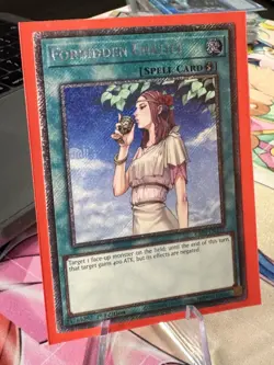 RA04-EN137 - Forbidden Chalice Platinum Secret Rare 1st Edition Yugioh - Image 3